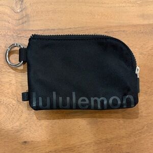 lululemon athletica Black Key & Card Holder